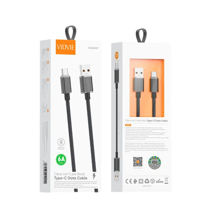 Empaque del cable certificado trenzado para iPhone USB - C