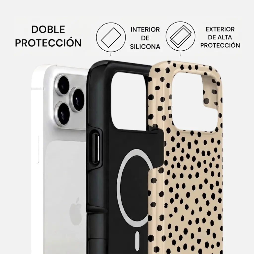 Carcasa Two Protect para iPhone - Nude Muse