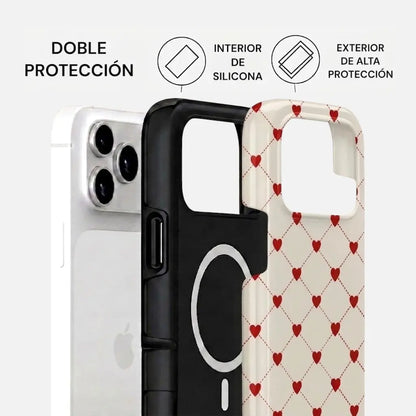 Carcasa Two Protect para iPhone - Sweet Love