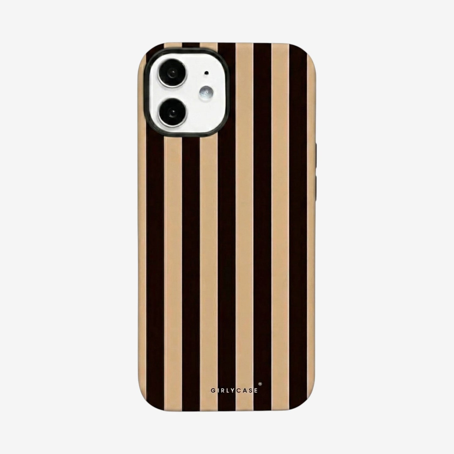 Carcasa Two Protect para iPhone - Latte Stripe