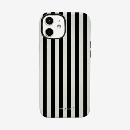 Carcasa Two Protect para iPhone - Monochrome Stripe