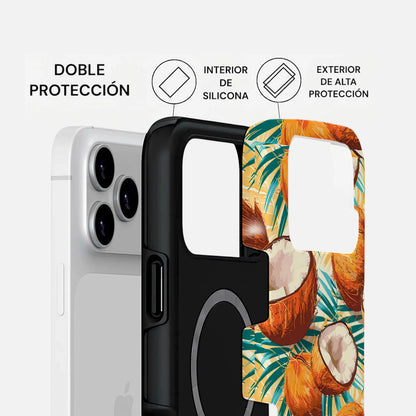 Carcasa Two Protect para iPhone - Coco Palm
