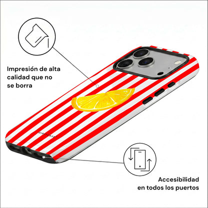 Carcasa Two Protect para iPhone - Lemon Splash