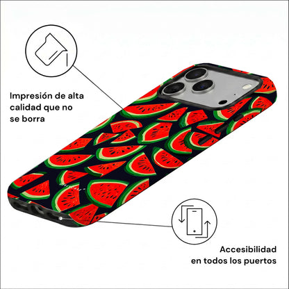 Carcasa Two Protect para iPhone - Sandia Tropical