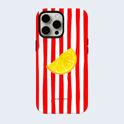 Carcasa Two Protect para iPhone - Lemon Splash