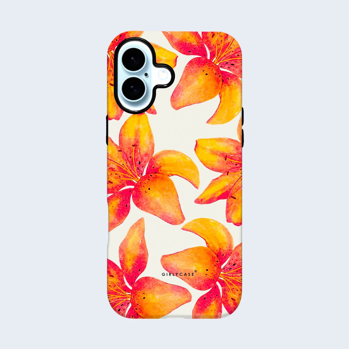 Carcasa Two Protect para iPhone - Lirio Tropical