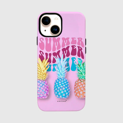 Carcasa Two Protect para iPhone - Piña Tropical