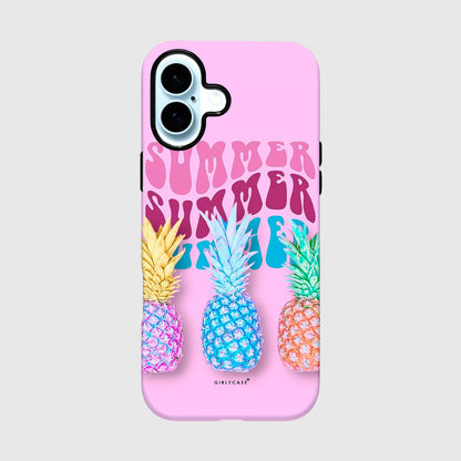 Carcasa Two Protect para iPhone - Piña Tropical