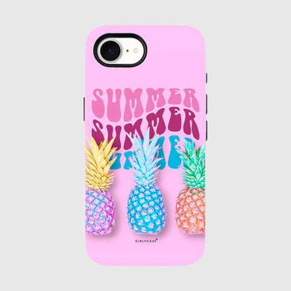 Carcasa Two Protect para iPhone - Piña Tropical
