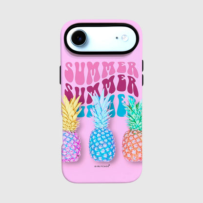 Carcasa Two Protect para iPhone - Piña Tropical