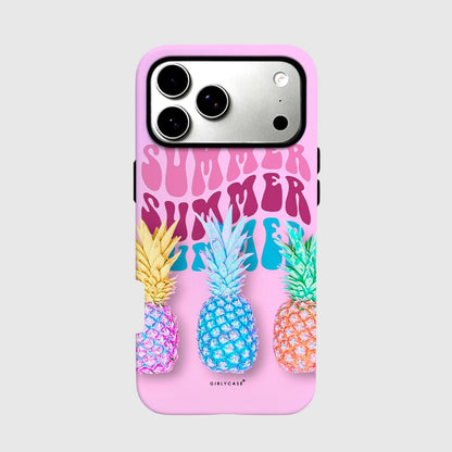 Carcasa Two Protect para iPhone - Piña Tropical