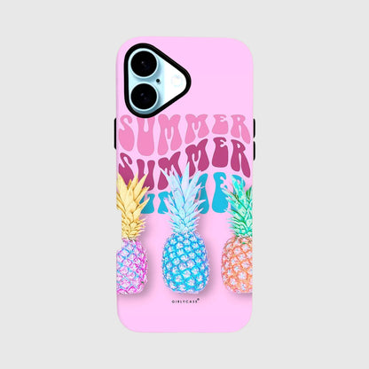 Carcasa Two Protect para iPhone - Piña Tropical