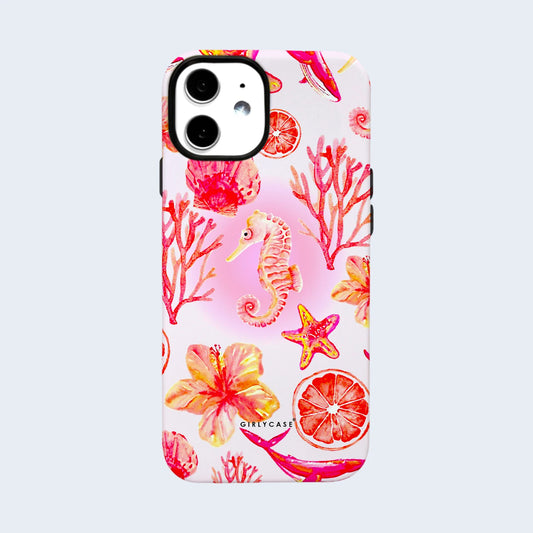 Carcasa Two Protect para iPhone - Sea Bloom