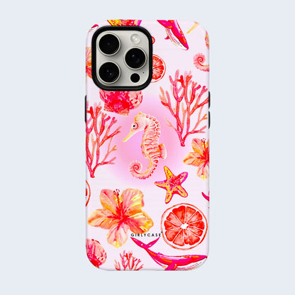 Carcasa Two Protect para iPhone - Sea Bloom