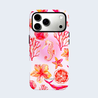 Carcasa Two Protect para iPhone - Sea Bloom