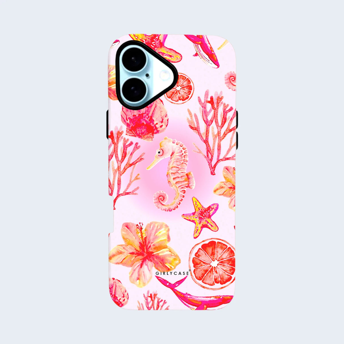 Carcasa Two Protect para iPhone - Sea Bloom