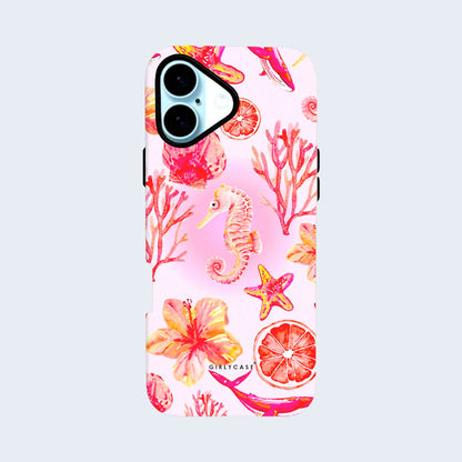 Carcasa Two Protect para iPhone - Sea Bloom