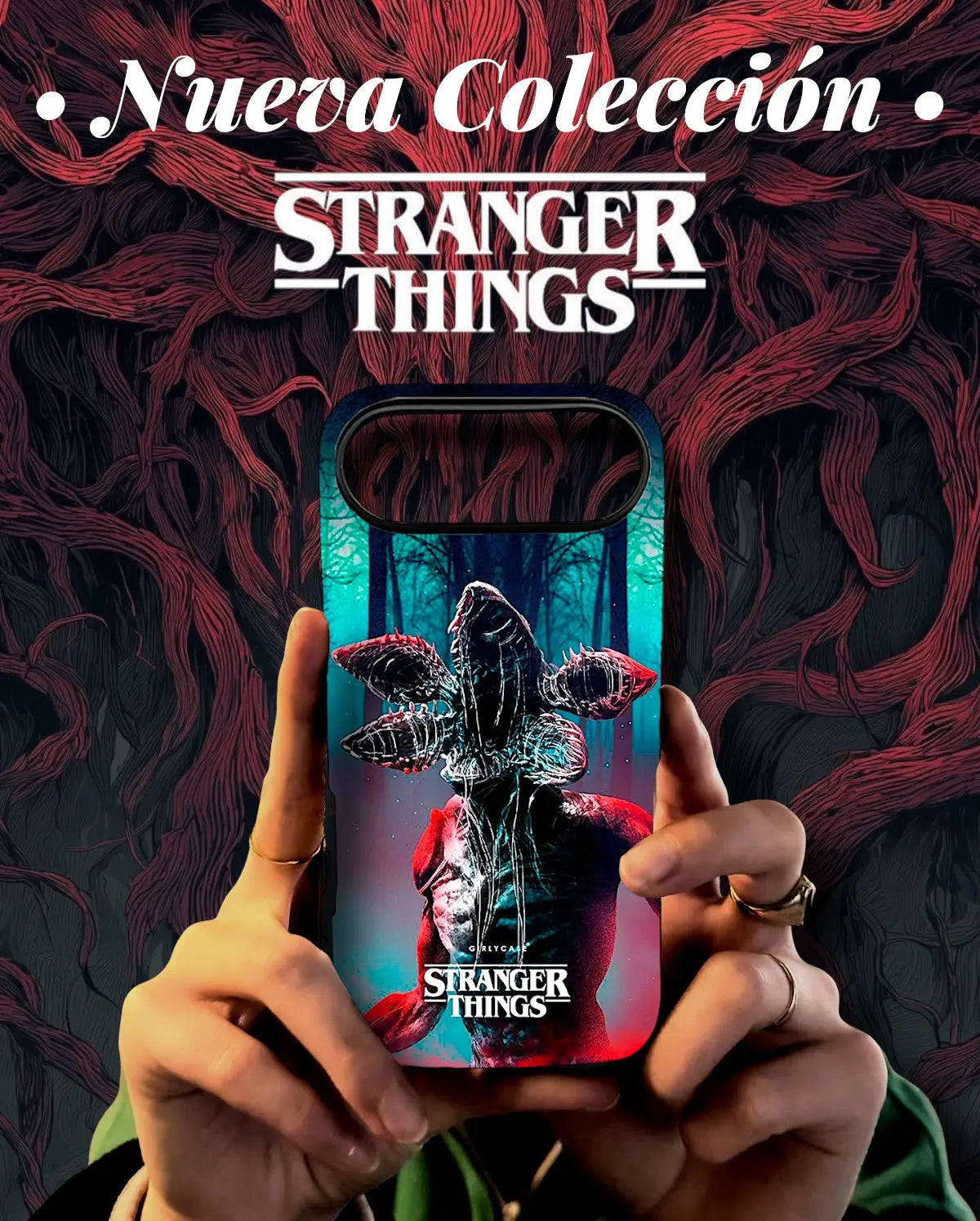 Funda inspirada Demogorgon TPU silicona iPhone