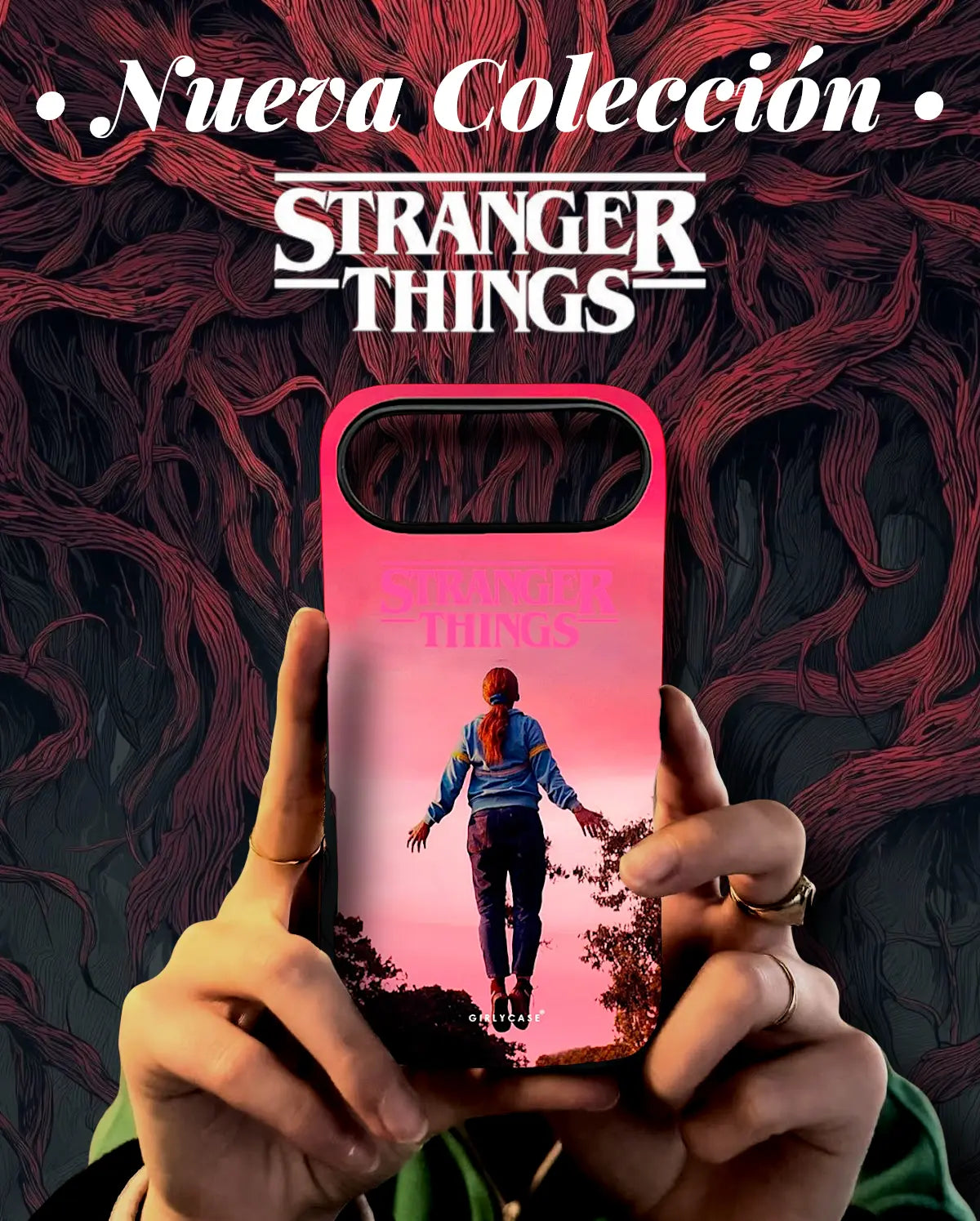 Funda inspirada escena Max levitando TPU silicona iPhone