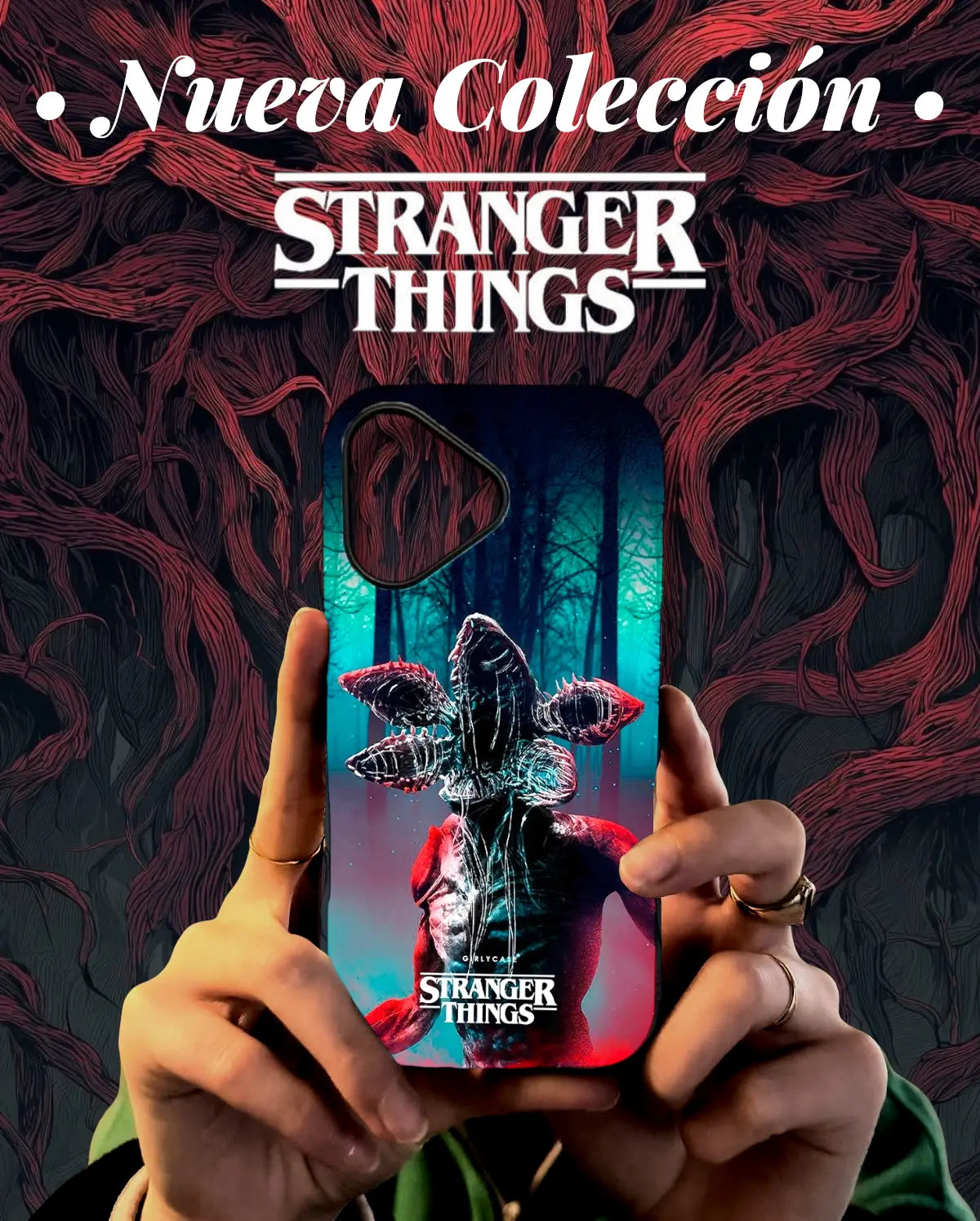 Carcasa Demogorgon MagSafe doble protección iPhone Chile