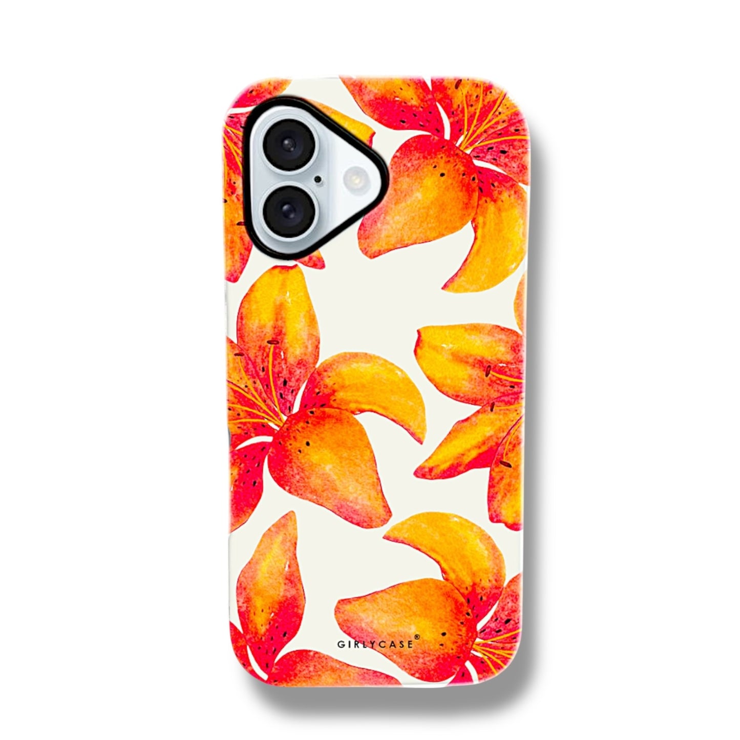 Carcasa Two Protect para iPhone - Lirio Tropical