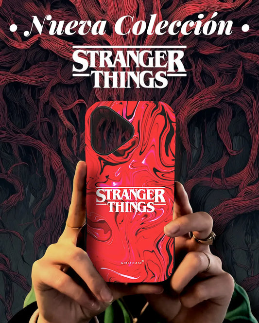 Carcasa Stranger Things Frase MagSafe doble protección iPhone Chile