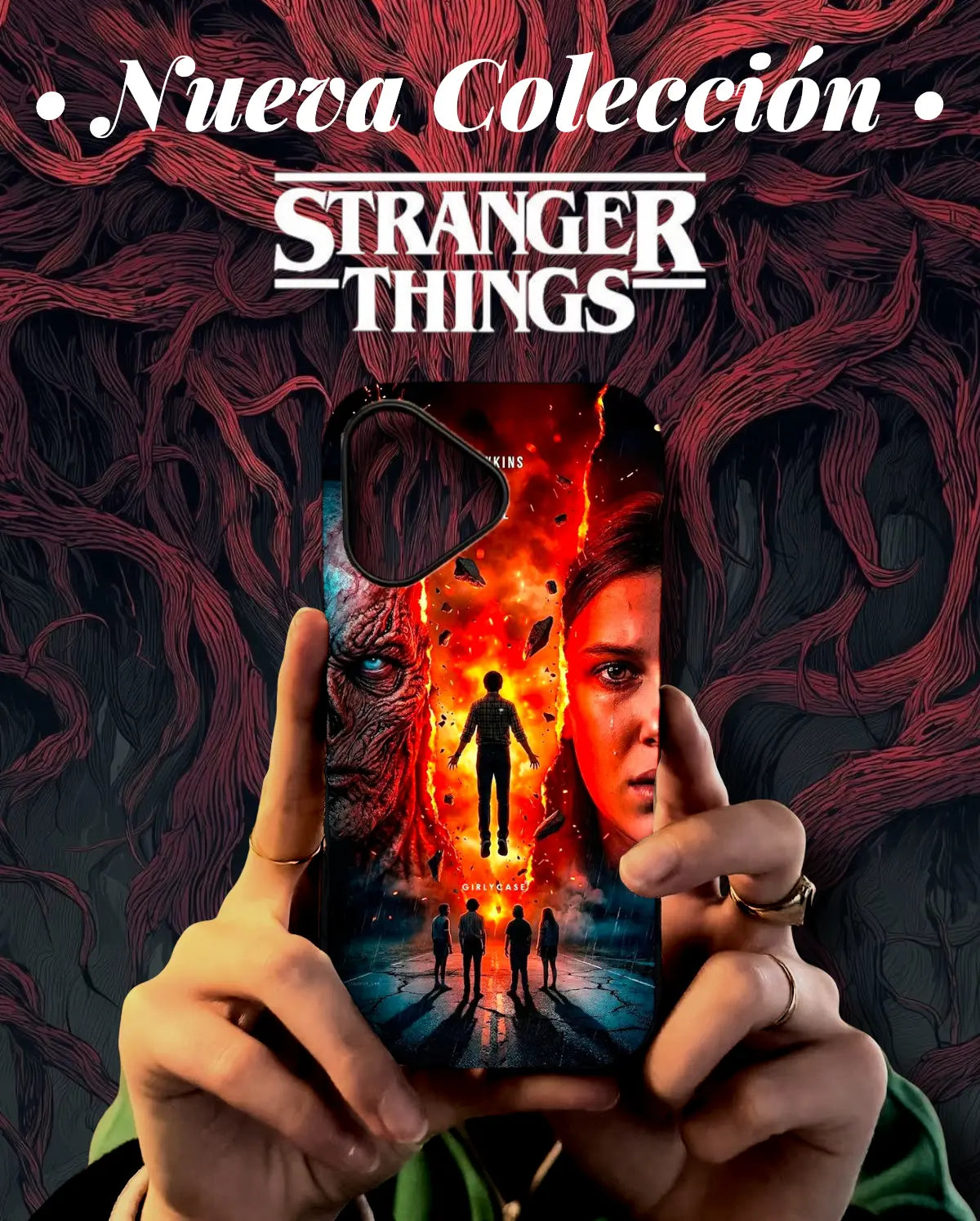 Funda doble protección Stranger Things no oficial para iPhone - The Last Adventure
