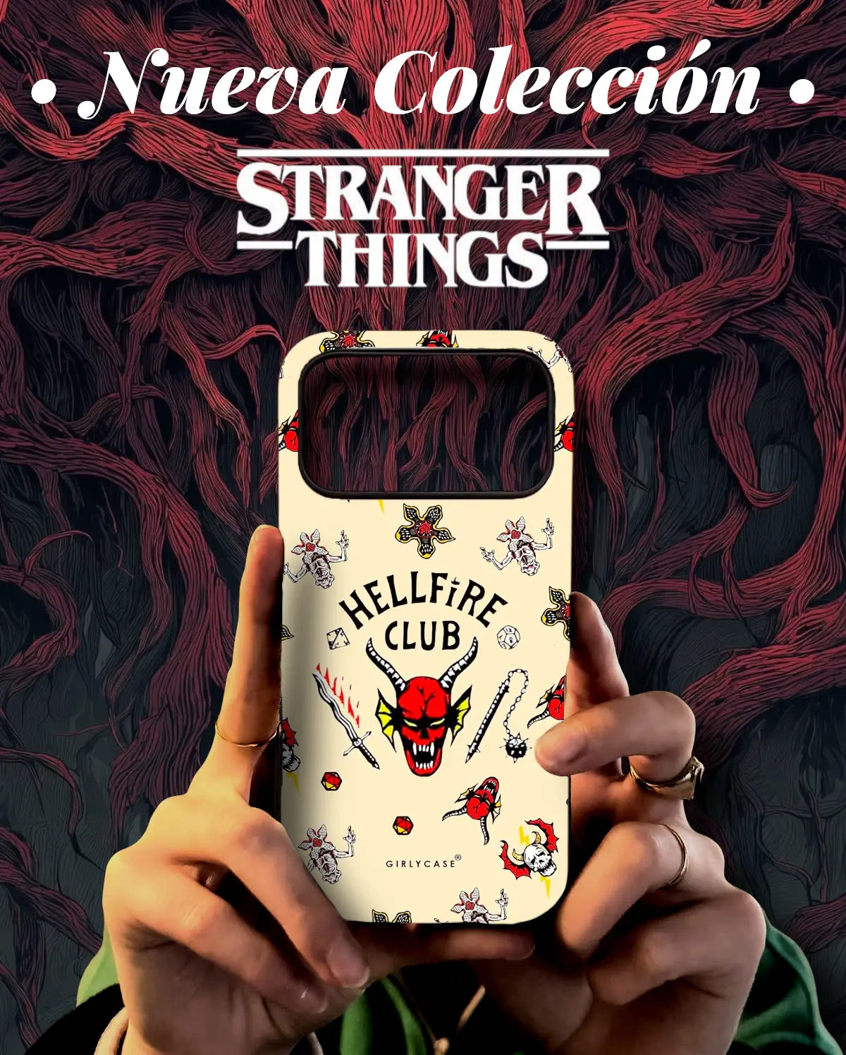 Funda inspirada Hellfire Club iPhone TPU silicona