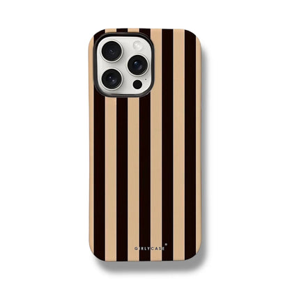 Funda líneas beige y café Two Protect iPhone