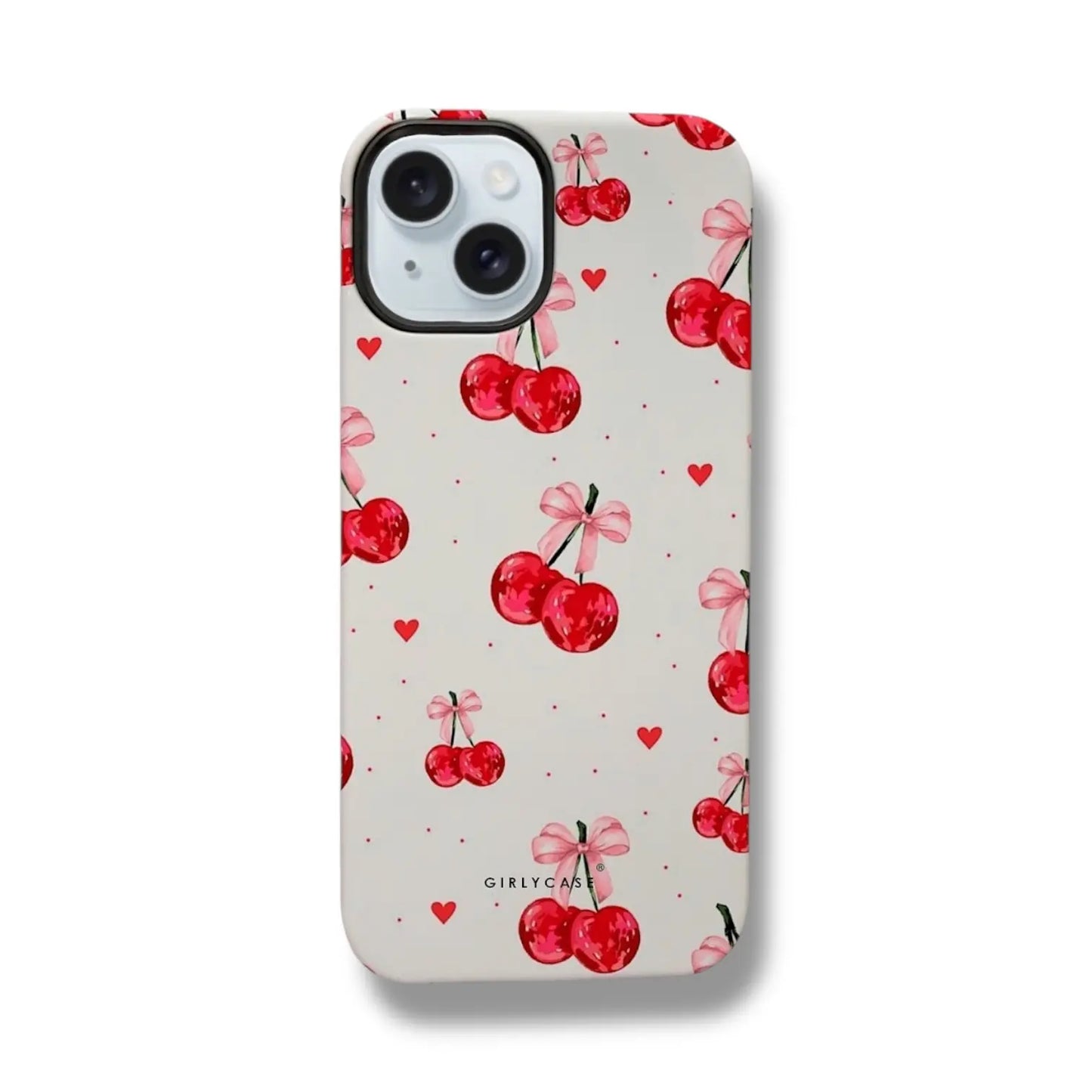 Carcasa Cherry Kiss aesthetic para iPhone Chile