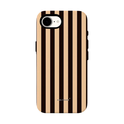 Carcasa Two Protect para iPhone - Latte Stripe