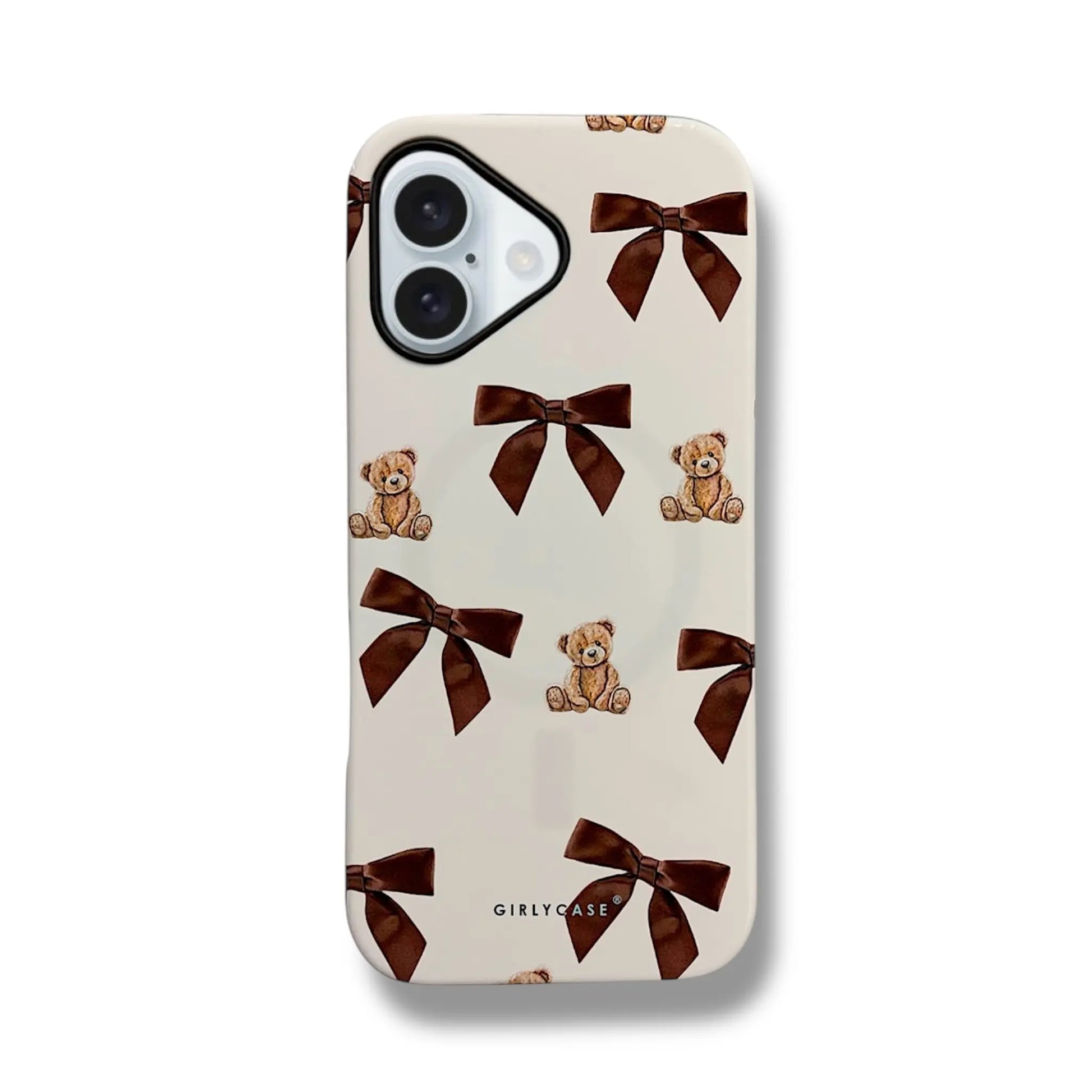 Carcasa aesthetic Bear Cute silicona y TPU iPhone