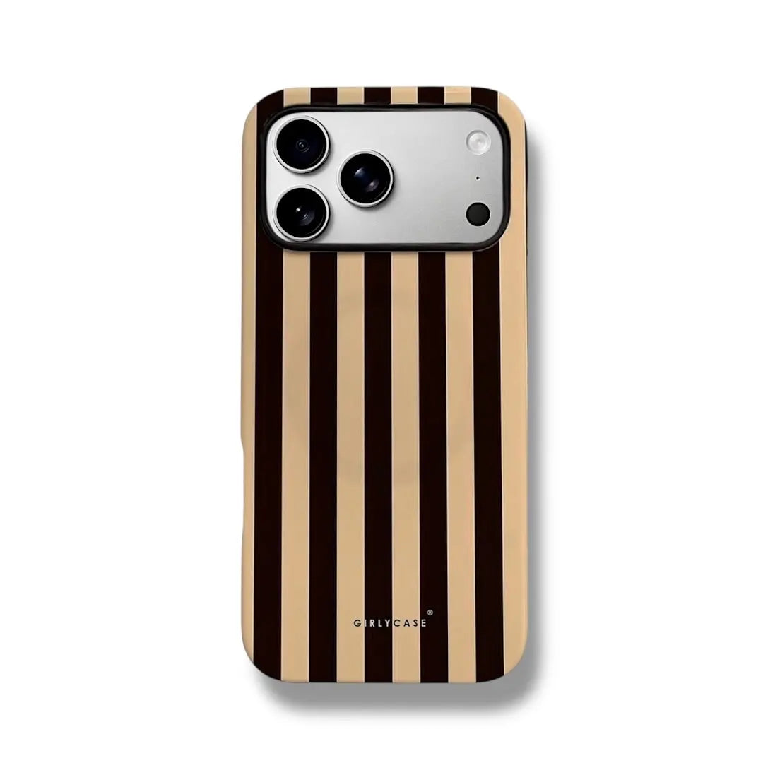 Carcasa Two Protect para iPhone - Latte Stripe