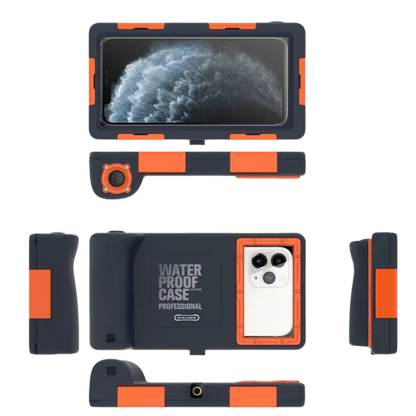 Angulos de la carcasa submariner naranja con negro