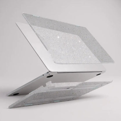Carcasa ultra delgada para Macbook con diseño glitter