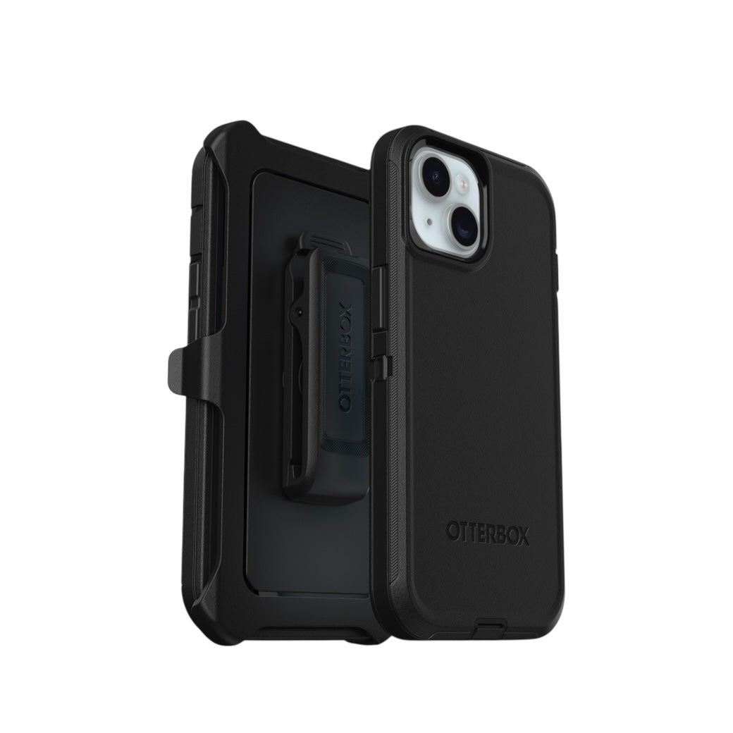 Funda resistente otterbox + soporte de clip - bordes y materiales reforzados