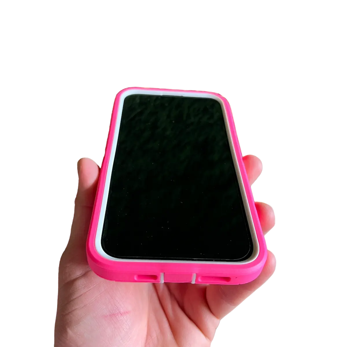 Case resistente con bordes de pantalla elevados