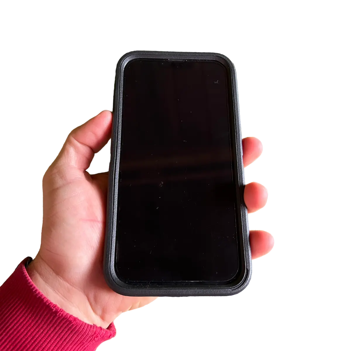 Case robusta con elevación para protección efectiva en la pantalla
