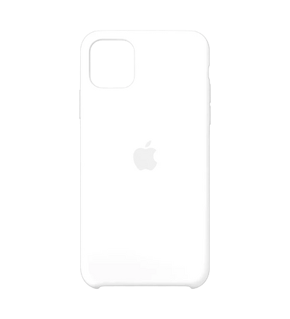 Carcasa de Silicona Premium para iPhone - Blanco