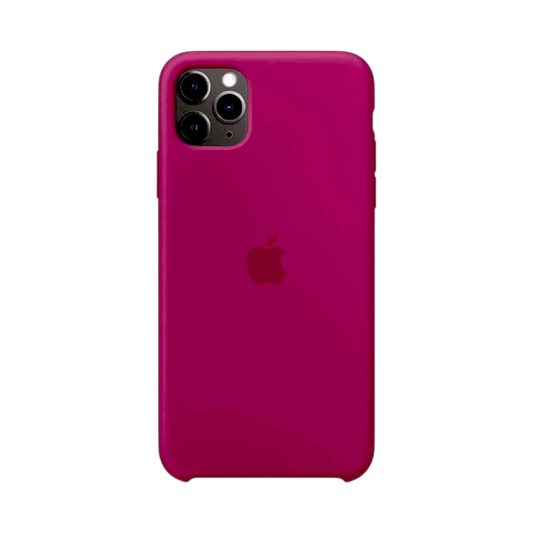 Case de silicona en color sangría para iPhone 11 Pro Max - Diseño antideslizante