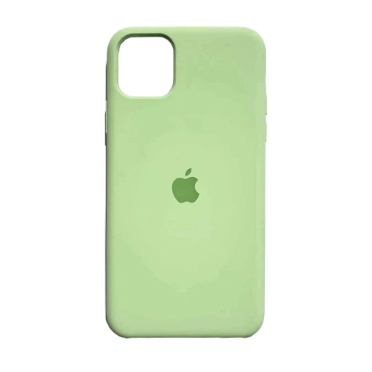 Carcasa de Silicona Premium para iPhone - Verde Claro