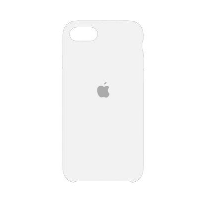 Carcasa de Silicona Premium para iPhone - Blanco