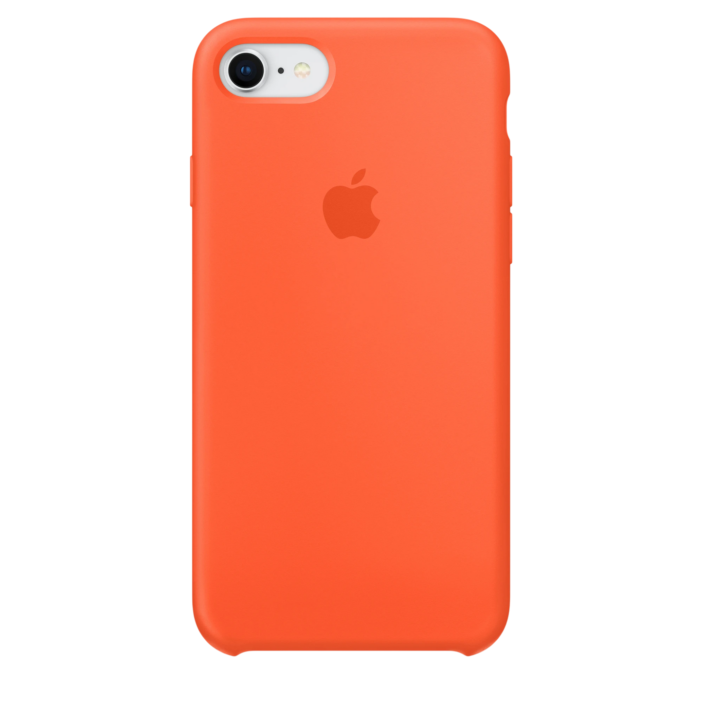 Carcasa de Silicona Premium para iPhone - Naranja