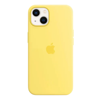 Carcasa de Silicona Premium para iPhone - Amarilla