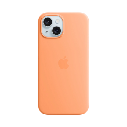 Carcasa de Silicona Premium para iPhone - Naranja
