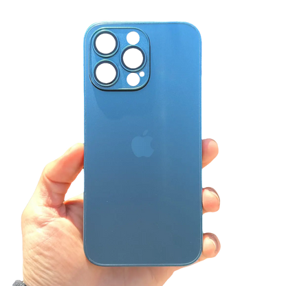 Carcasa Slim Glass con MagSafe: Azul Pacífico