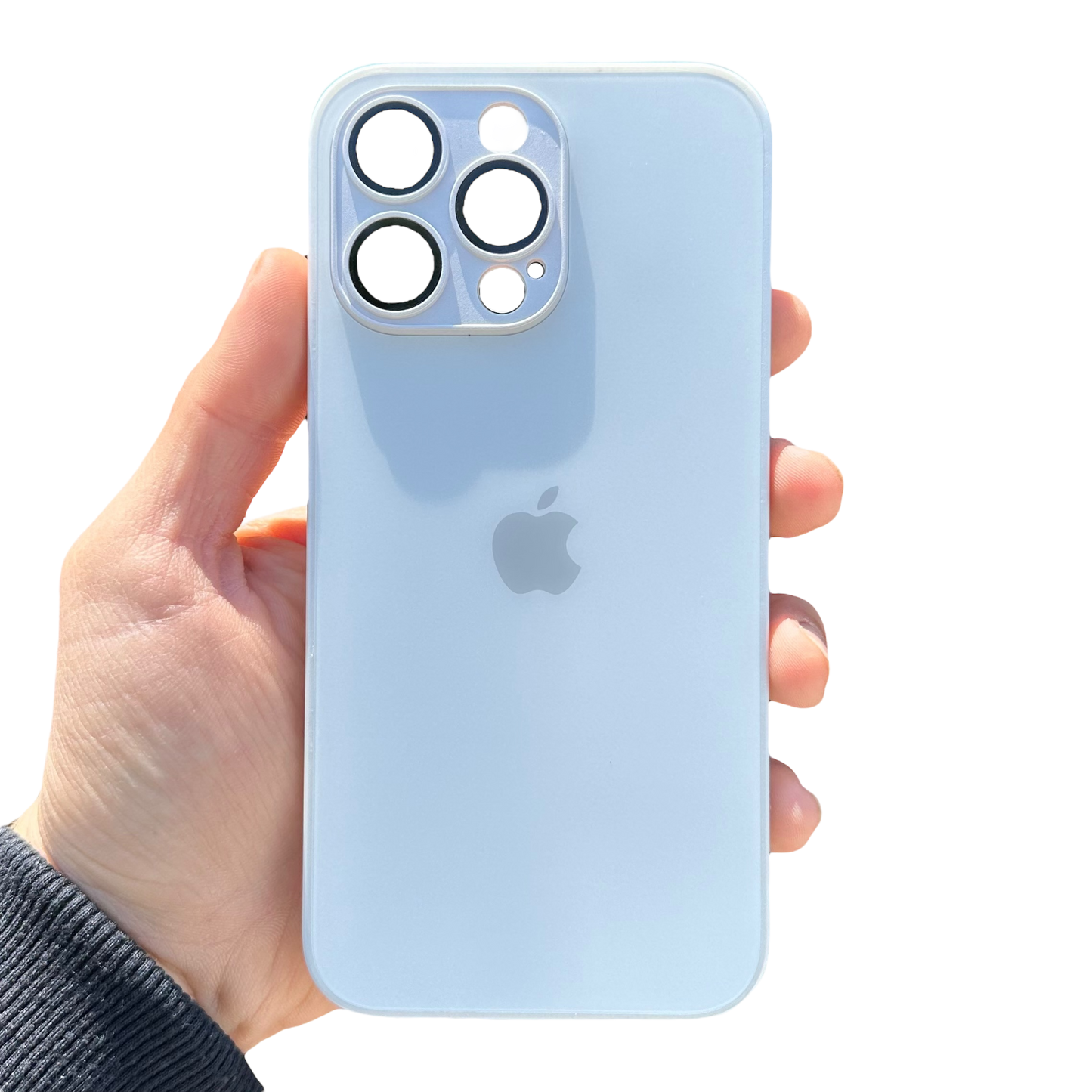 Carcasa Slim Glass con MagSafe: Blanco Perla
