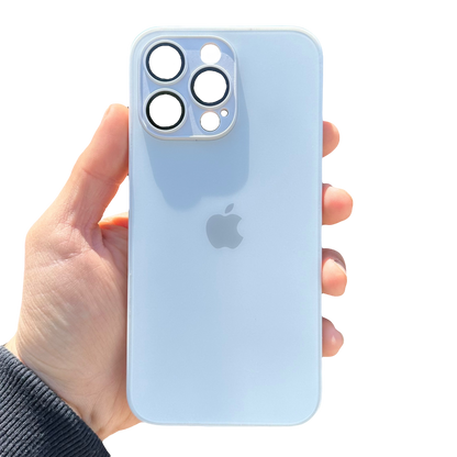 Carcasa Slim Glass con MagSafe: Blanco Perla