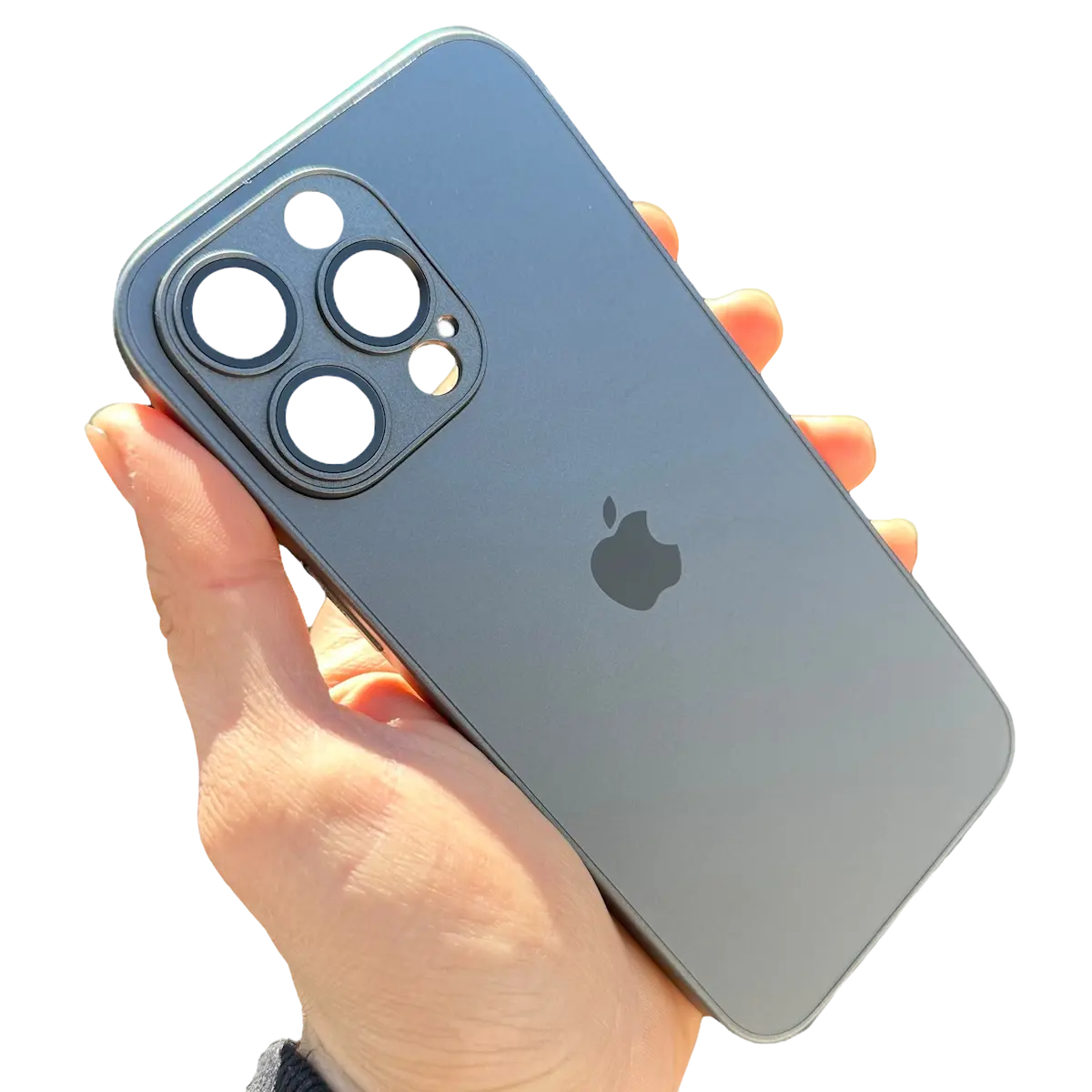 Carcasa Slim Glass con MagSafe: Grafito