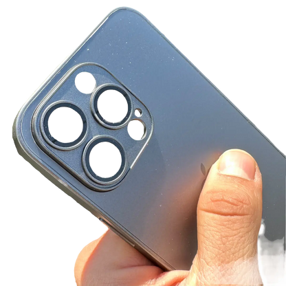 Carcasa Slim Glass con MagSafe: Grafito